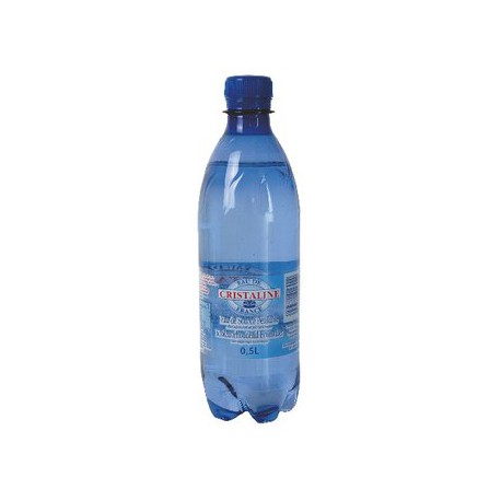 EAU CRISTALINE GAZEUSE 50 CL  LE PACK DE 24
