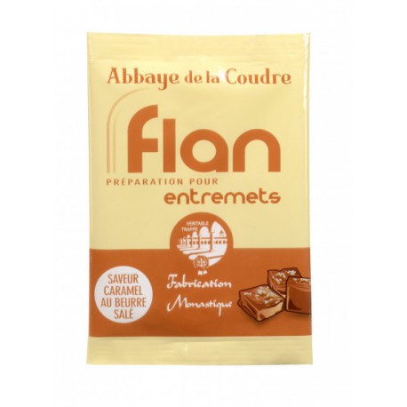 FLAN CARAMEL ABBAYE LA COUDRE BTE  10 SACHETS