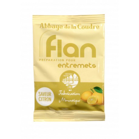 FLAN CITRON ABBAYE LA COUDRE BTE  10 SACHETS