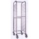 CHARIOT ECHELLE  60 X 40 INOX 15 NIVEAUX