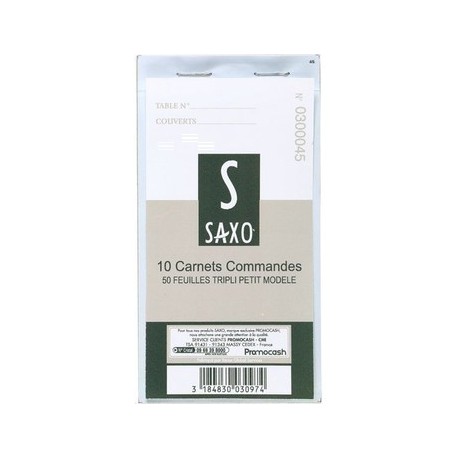CARNET TRIPLI   X 10 SAXO
