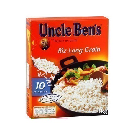 RIZ UNCLE BEN'S 10 MN BOITE DE 1 KG