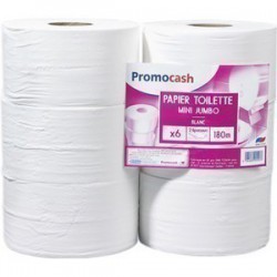 PAPIER WC 180 M  MINI JUMBO X 6