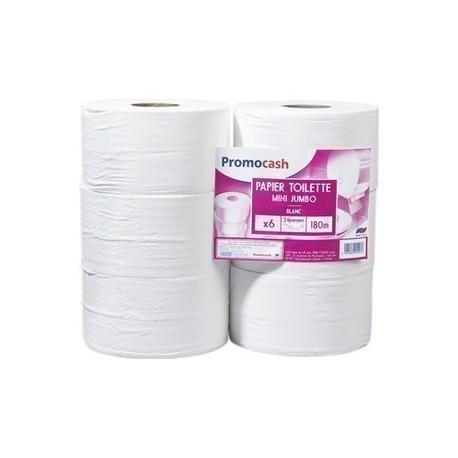 PAPIER WC 180 M  MINI JUMBO X 6