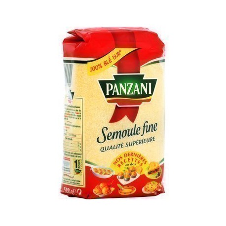 SEMOULE FINE PANZANI 500 GR