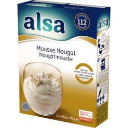 MOUSSE NOUGAT ALSA 900 GR