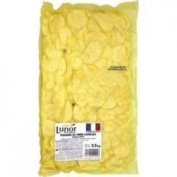 POMME  DE TERRE LAMELLES LE SACHET 2.5 KG