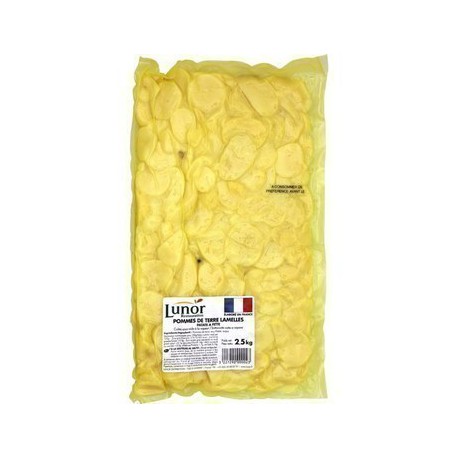 POMME  DE TERRE LAMELLES LE SACHET 2.5 KG