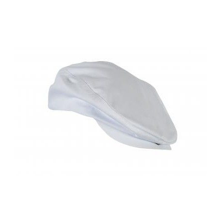 CASQUETTE COTON BLANC ATTACHE VELCRO