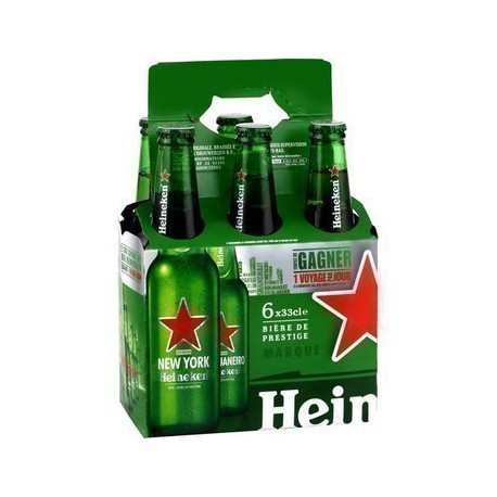 BIERE HEINEKEN 33 CL BTLE VERRE LE CT DE 24