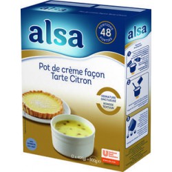 POT CREME TART CITRON  ALSA 800G