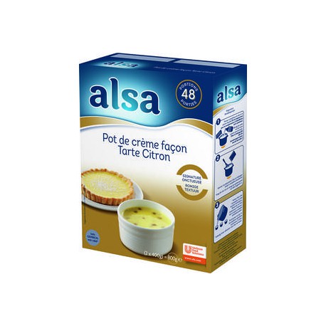 POT CREME TART CITRON  ALSA 800G