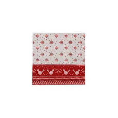 SERVIETTE NOEL 40 X 40 /100