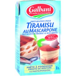 PREP TIRAMISU MASCARPONE BRIC 1L  GALBANI