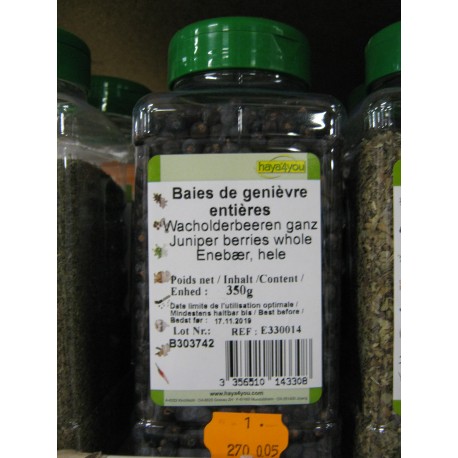 BAIES DE GENIEVRE BTE DE 350 GR