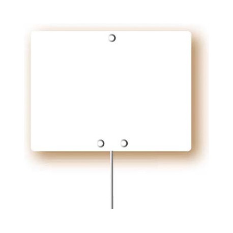 ETIQUETTE VIERGE 8 X 6 SS ROU