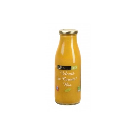 VELOUTE DE CAROTTES BIO   BOUTEILLE DE 480 GR