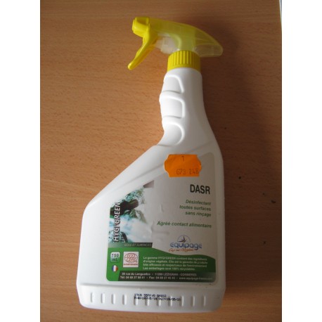 DESINFECTANT SPRAY HYGI'GREEN DASR 750 ML