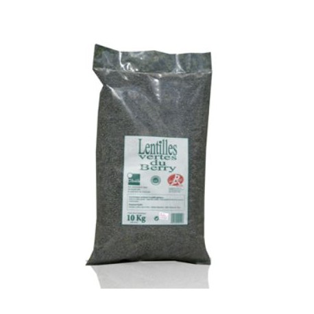 LENTILLES VERTES  BERRY LE SAC DE 10 KG