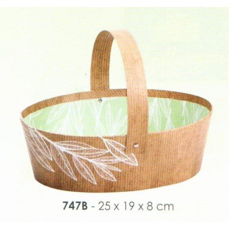 PANIER CARTON NATUREL  25 X 19 X 8