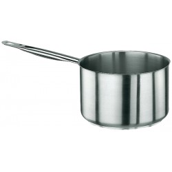 CASSEROLE INOX D 28 AVEC ANSE SUP.